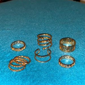 Gold Ring Set